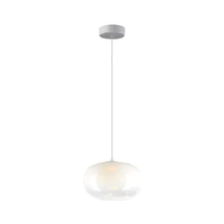 LED luster na sajli VASO LED/4W/230V O 18 cm bela