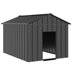 Kućica za pse s krovom 113x153x101 cm pocinčani čelik