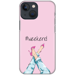 Ovitek Print za Apple iPhone 13 Mini My Print Cover, Weekend, pink in bež