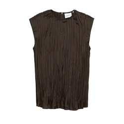 COMMA Bluza temno rjava