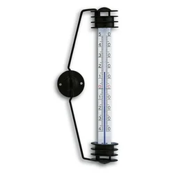 Okenski termometer 19,5 cm iz plastike + kovine. ČRNA 14.6000.01