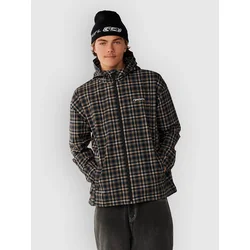 Rip Curl Archive Dwr Plaid Jacket dark navy