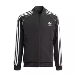 ADIDAS ORIGINALS Prijelazna jakna Adicolor SST, crna / bijela