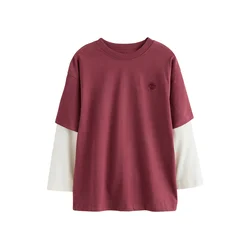 Next Majica burgund/bela
