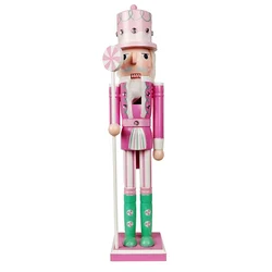 ENA Novogodišnja figura Krcko Oraščić 50x10cm 24EN524/ roze