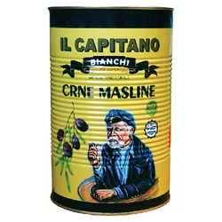IL CAPITANO Crne masline bez koštice u limenci, 2.5kg