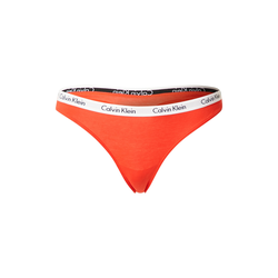 Calvin Klein Underwear Tanga gaćice CAROUSEL, narančasto crvena / bijela / crna