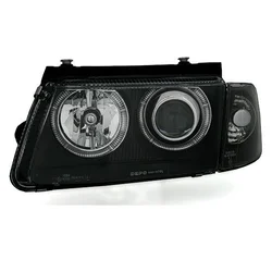 OEM Kristalni farovi Angel Eyess VW Passat 3B/ B5 (97-00), Crni