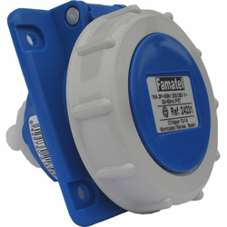 Famatel Utičnica zidna 10°, 16A, 220-240V, 3 polna (3P+T), H9, IP67 - 24231