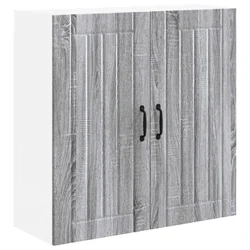Vidaxl Omarica na steni LUCCA Siva Sonoma 80 x 31 x 80 cm