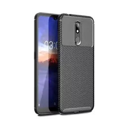 Maska Carbon Defender za Nokia 3.2 crna.