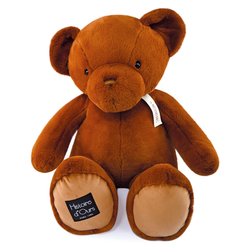 Plyšový medvedík Capuccino Le Nounours Histoire d’ Ours hnedý 75 cm od 0 mes HO3231