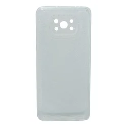 Maska za telefon TRANSPARENT COLOR za Xiaomi Poco X3 bela