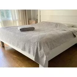 Letnji frotirni prekrivač - Sara - 145x200cm Siva boja ( VLK000542-Sarasiva )