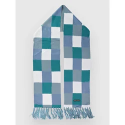 Blue Tomato Fluffy Scarf blue check