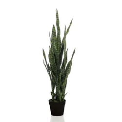 Umetna Sanseveria v lončku 95 cm - zelena - 76 do 100 cm