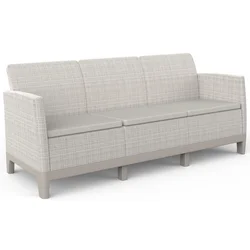 SCANDI FORMA 3 SEDEŽNA SOFA – Kamnito siva/mehko bela
