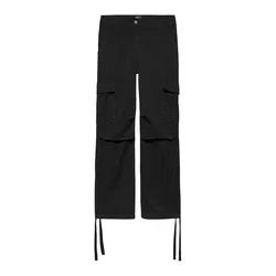 Tommy Jeans Kargo hlače črna