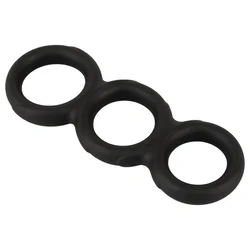 Erecto Trostruki prsten za penis i testise