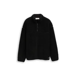 TOM TAILOR DENIM Pulover črna