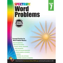 Spectrum Word Problems, Grade 7
