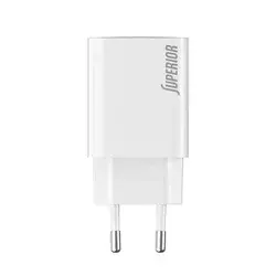 Superior Adapter punjač SU-P103 Super Fast PD 25W 3A Type C (CERT), Beli
