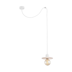Argon 3834 - Luster na sajli CORSO 1xE27/15W/230V beli