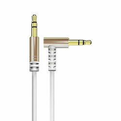 Dudao uglasti kabel AUX mini jack 3,5 mm kabel - 1 m - Bijela KP26482
