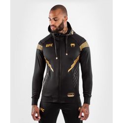 Venum Muški gornji deo trenerke sa kapuljačom UFC Authentic Fight Night, Crno-zlatne boje