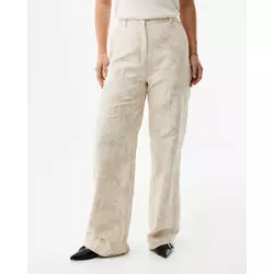 Mexx Ženske pantalone MF007001161W, Ravan kroj, Krem