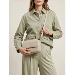 Sinsay - Crossbody torba od veštačke kože - nude