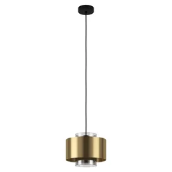 Eglo 390066 - Luster na sajli DUGLIA 1xE27/40W/230V zlatna