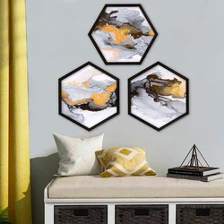 Wallity Uokvirena slika 6GEN1206053941, 35x35 cm, 3 dijela