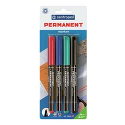 Marker CENTROPEN 2846 - set 4 pretisnih omotov 1,0 mm