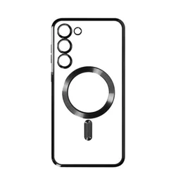 Silikonska maska sa Magsafe za SAMSUNG S25 Edge/ crna