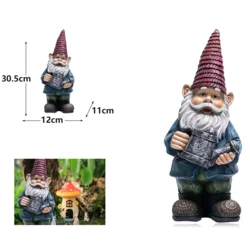 KMT Figura patuljka od smole 12x30.5x11cm
