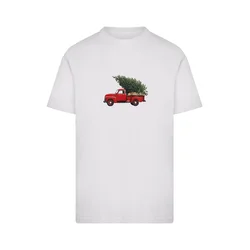 Mister Tee Majica Christmas Tree Pickup jelka/rdeča/črna/bela