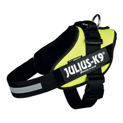 Pasja oprtnica Julius K9 - fluorescentno rumena, L/63-85 cm