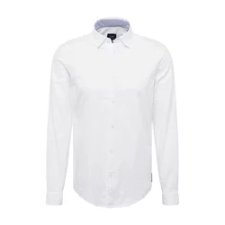 Bombažna srajca Armani Exchange moška, bela barva,