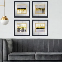 Wallity Set uramljenih slika CAM19438, 4 Dela