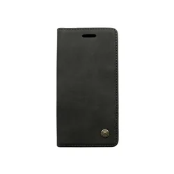 Maska za telefon LEATHER RETRO FLIP za Iphone 12/12 Pro (6.1), Crna