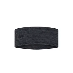Buff LIGHTWEIGHT MERINO WOOL HEADBAND, trak, siva 135580