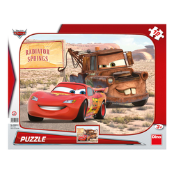 Dino CARS: FLASH & STORM 12 Puzzle v obliki plošč