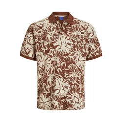 JACK & JONES Muška polo majica 12272985, Braon-bež