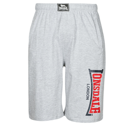 Pantaloncini Uomo Lonsdale Logo Jam – Morbidi, Con Tasche E Cintura Elastica, Adatti Per Sport E Tempo Libero, Colori Bianco/Grigio/Nero