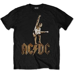 AC/DC Angus Statue Mens Black T Shirt: XL