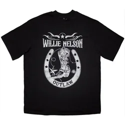 Willie Nelson Majica Outlaw Unisex Black L