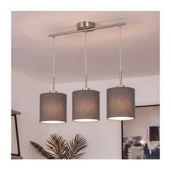 Brilagi - LED luster na sajli NUBILA 3xE27/60W/230V antracit