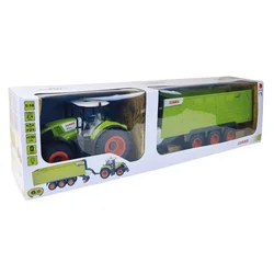 Happy MALIK Traktor Claas Axion RC s prikolico Cargos 1:16