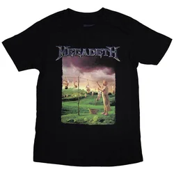 Megadeth Youthanasia Tracklist (Back Print) Black L Majica